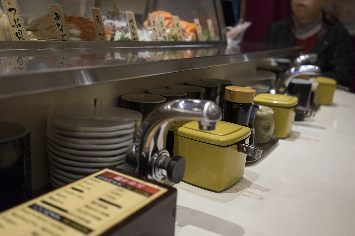 Standing Sushi Bar Tokyo EataCity Restaurants